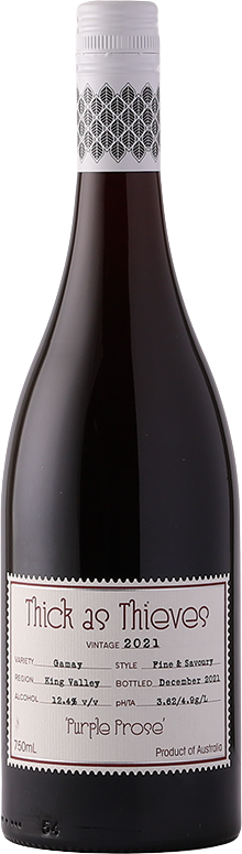 Thick as Thieves Wines Purple Prose Gamay 2021